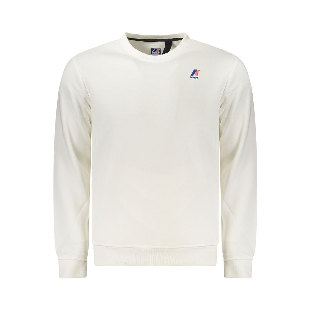 K-WAY Weißer Baumwollpullover für Männer