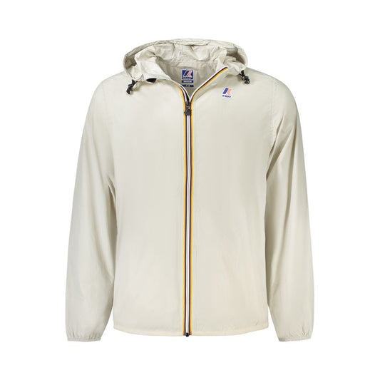 K-WAY Beige Polyamid Herren Jacke