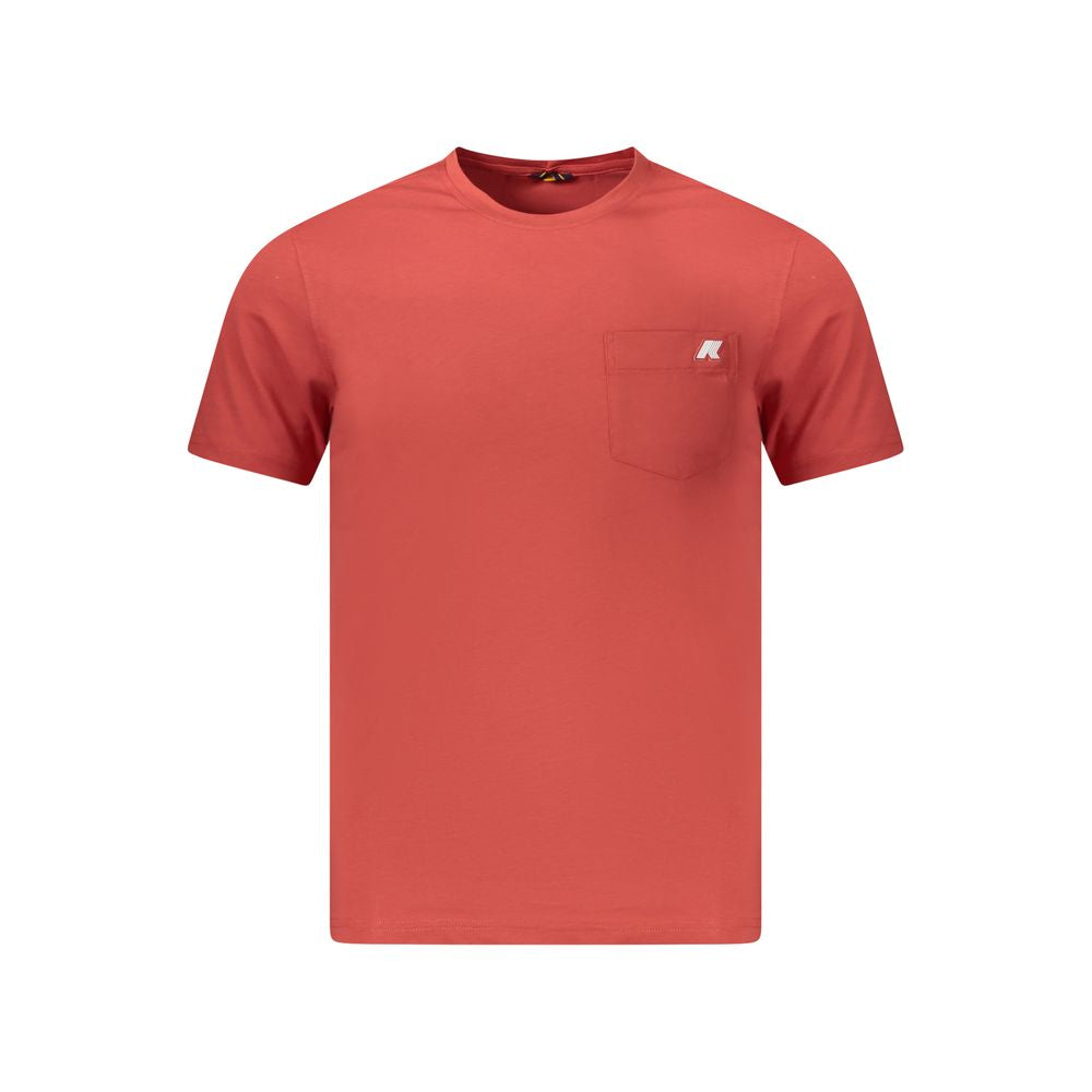 K-WAY Rotes Baumwolle Männer T-Shirt