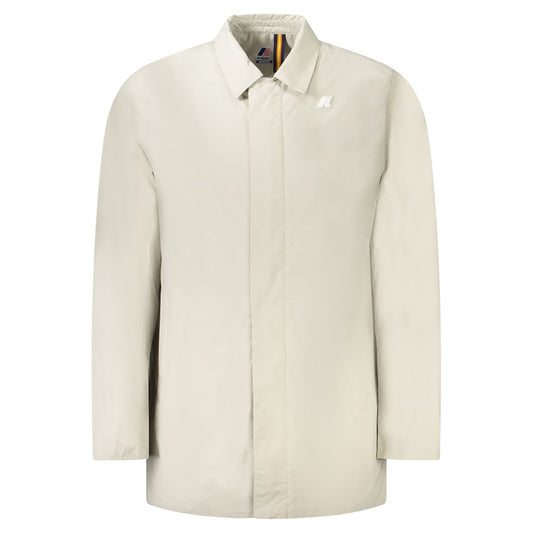K-WAY Beige Polyamid Herren Jacke