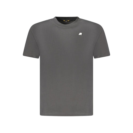 K-WAY Schwarzes T-Shirt aus Baumwolle