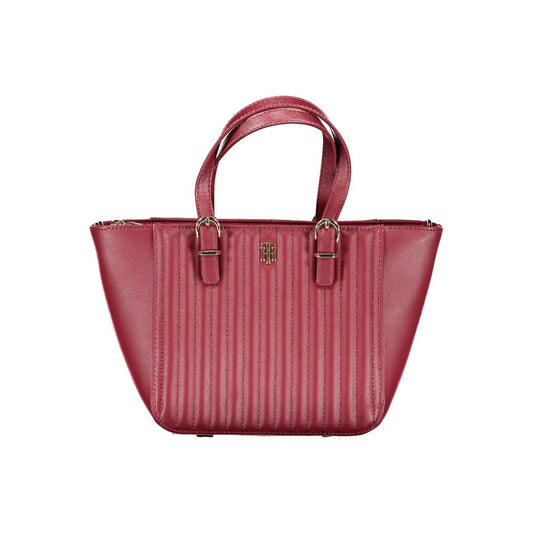 Tommy Hilfiger Rote Polyethylen-Handtasche