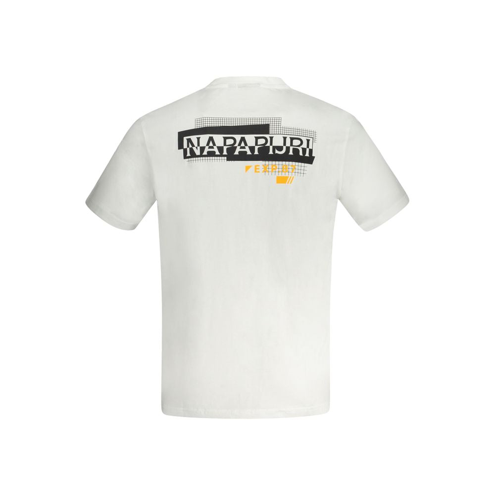 Napapijri T-Shirt aus weißer Baumwolle