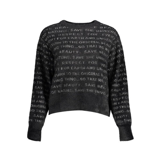 Desigual Schwarzer Polyester-Pullover