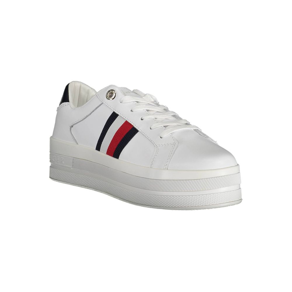 Tommy Hilfiger Sneaker aus weißem Polyester