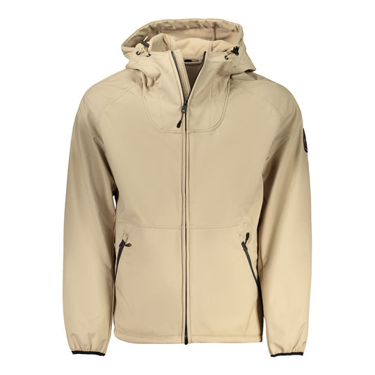 Napapijri Beigefarbene Polyesterjacke