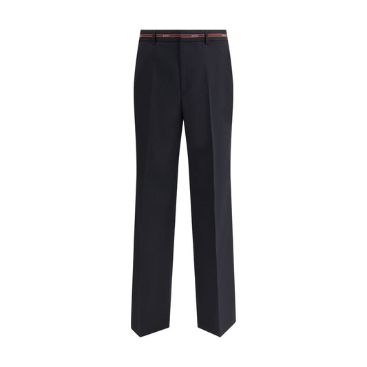 Gucci Selvedge Detail Wolle Hose