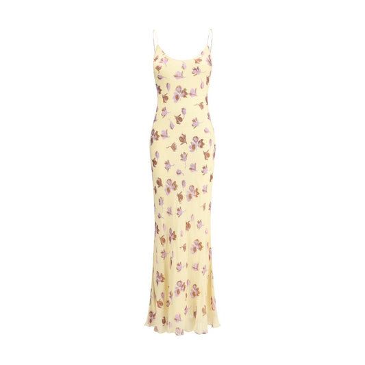 Self-Portrait Langes Kleid mit Blumenmuster