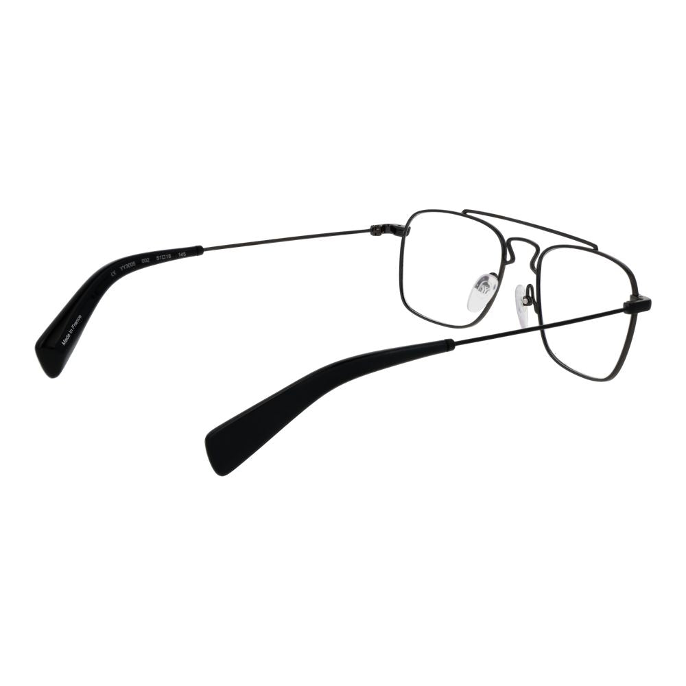 Yohji Yamamoto Schwarze Metallbrille (Gestelle)