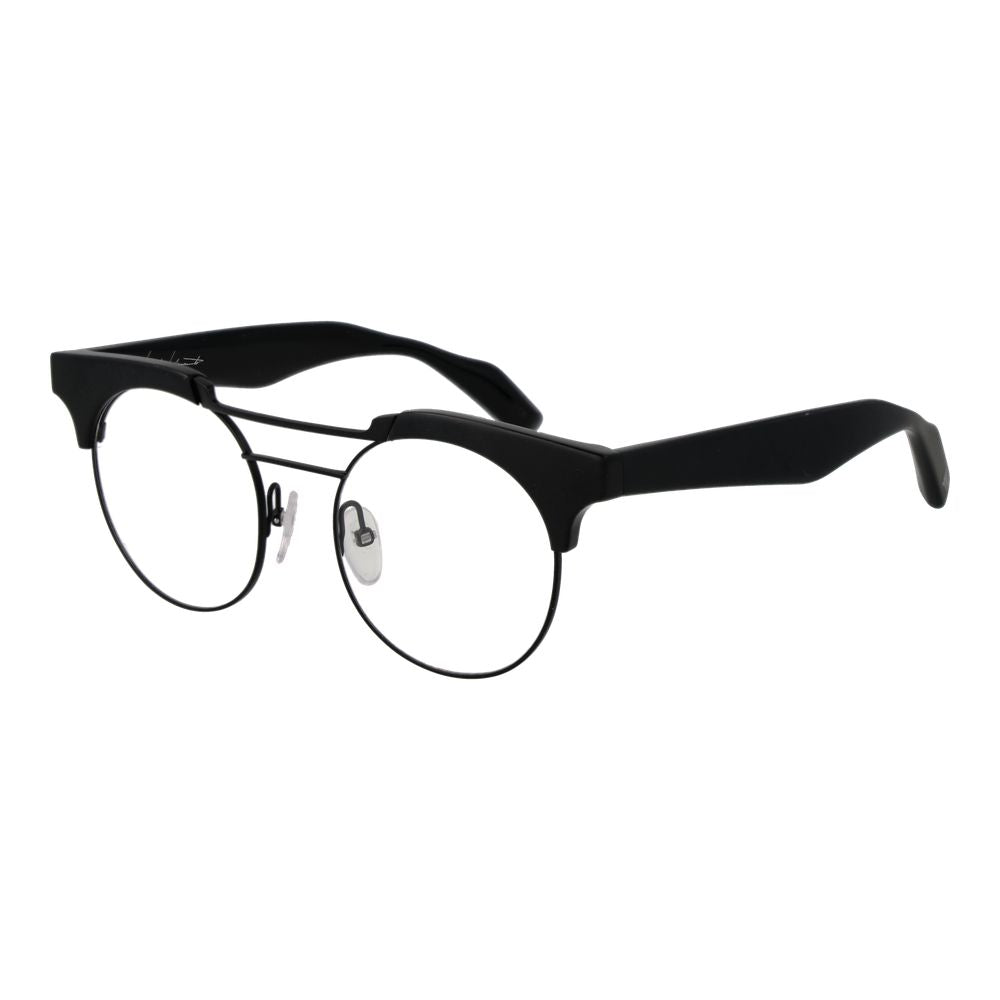 Yohji Yamamoto Schwarze Kunststoffbrille (Rahmen)