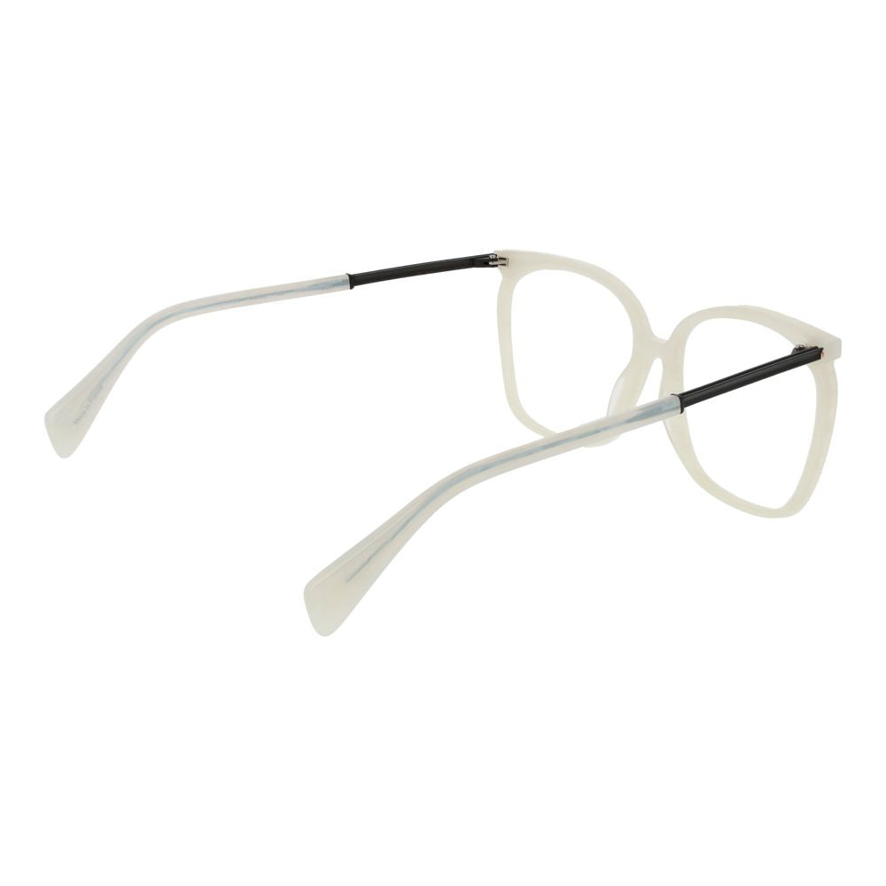 Yohji Yamamoto Weiße Kunststoff-Brille (Gestell)