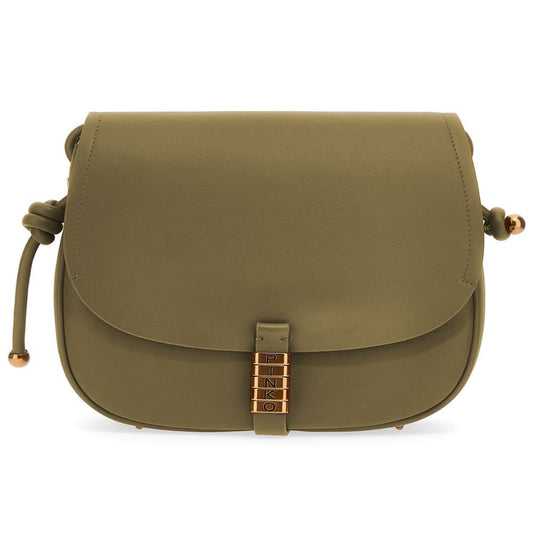 PINKO Grüne Leder Crossbody Tasche