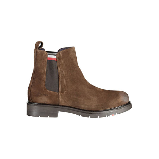 Tommy Hilfiger Brauner Leder Herrenstiefel
