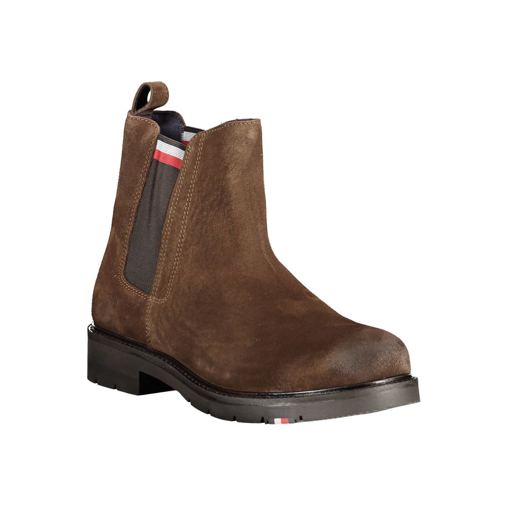 Tommy Hilfiger Brauner Leder Herrenstiefel