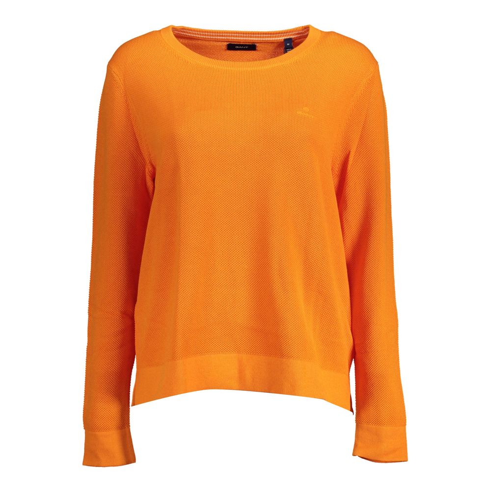 Gant Orangefarbener Baumwollpullover