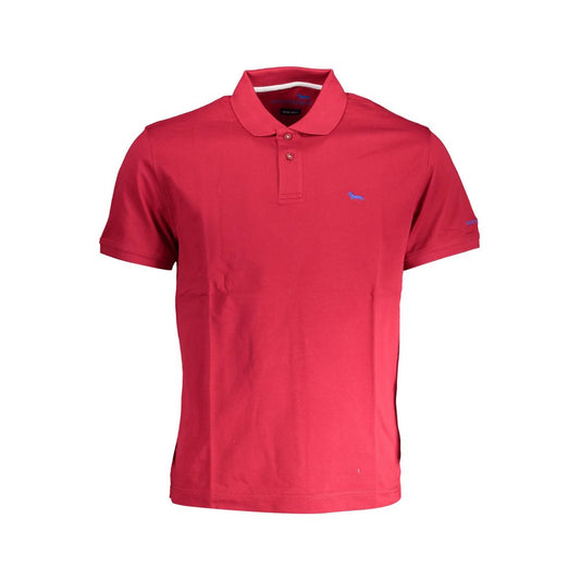 Harmont & Blaine Rotes Baumwoll-Poloshirt