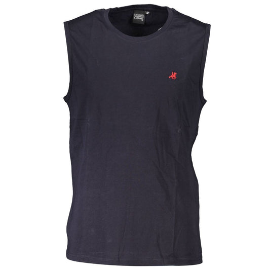 U.S. Grand Polo T-Shirt aus blauer Baumwolle