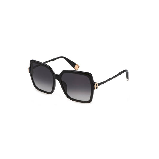 Furla Schwarze Acetat-Sonnenbrille für Frauen
