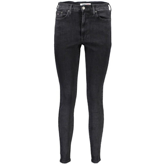 Tommy Hilfiger Schwarze Baumwolljeans &amp
