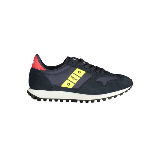 Blauer Polyester Sneaker