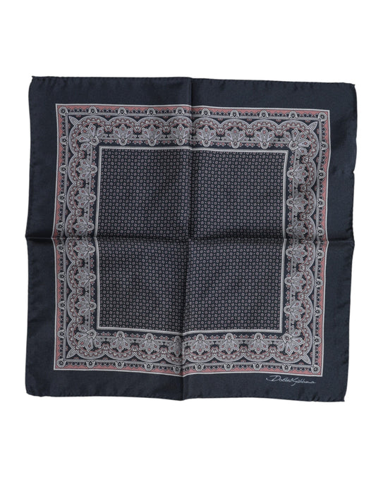 Dolce & Gabbana Multicolor Fantasy Silk Square Foulard Schal