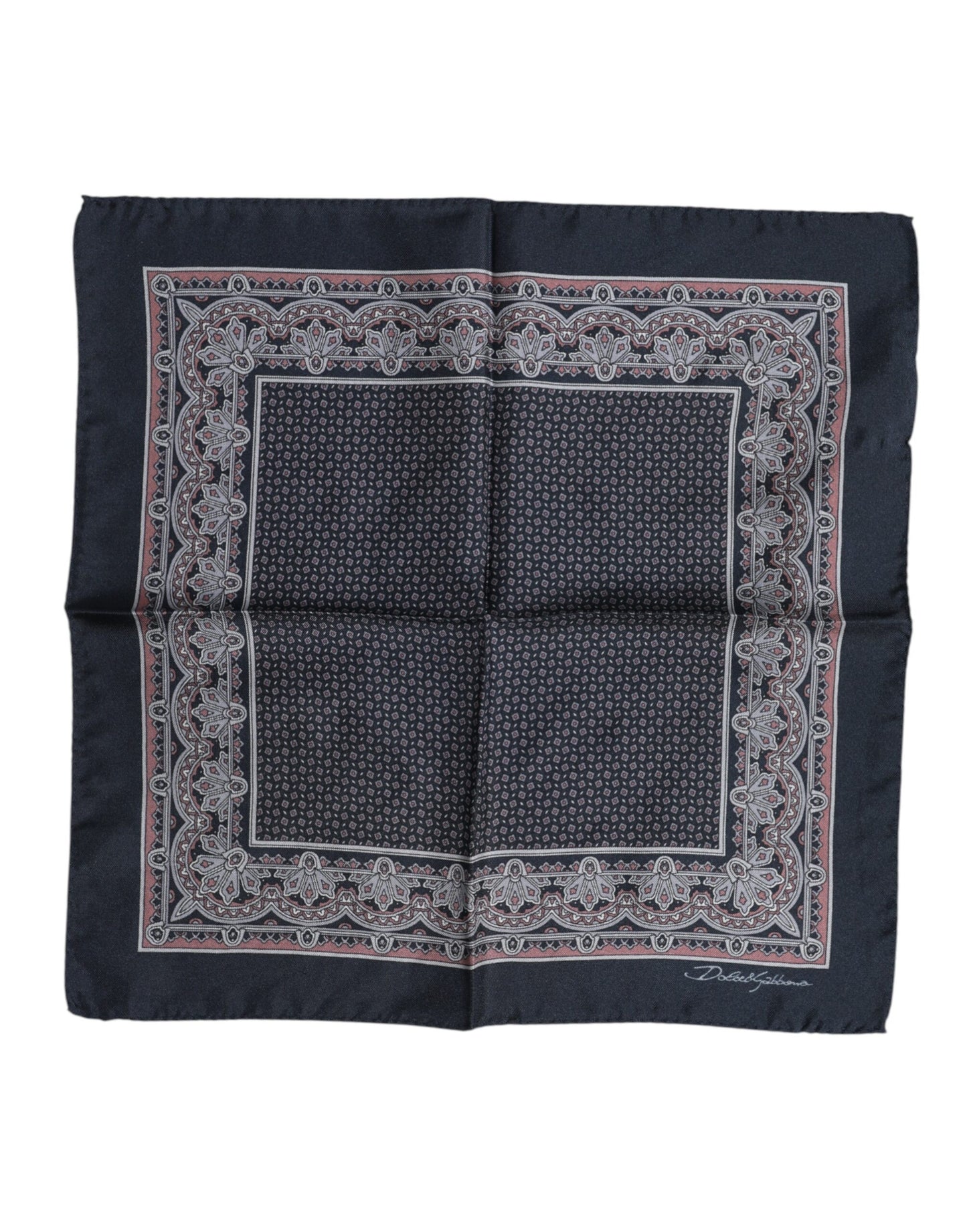 Dolce & Gabbana Multicolor Fantasy Silk Square Foulard Schal