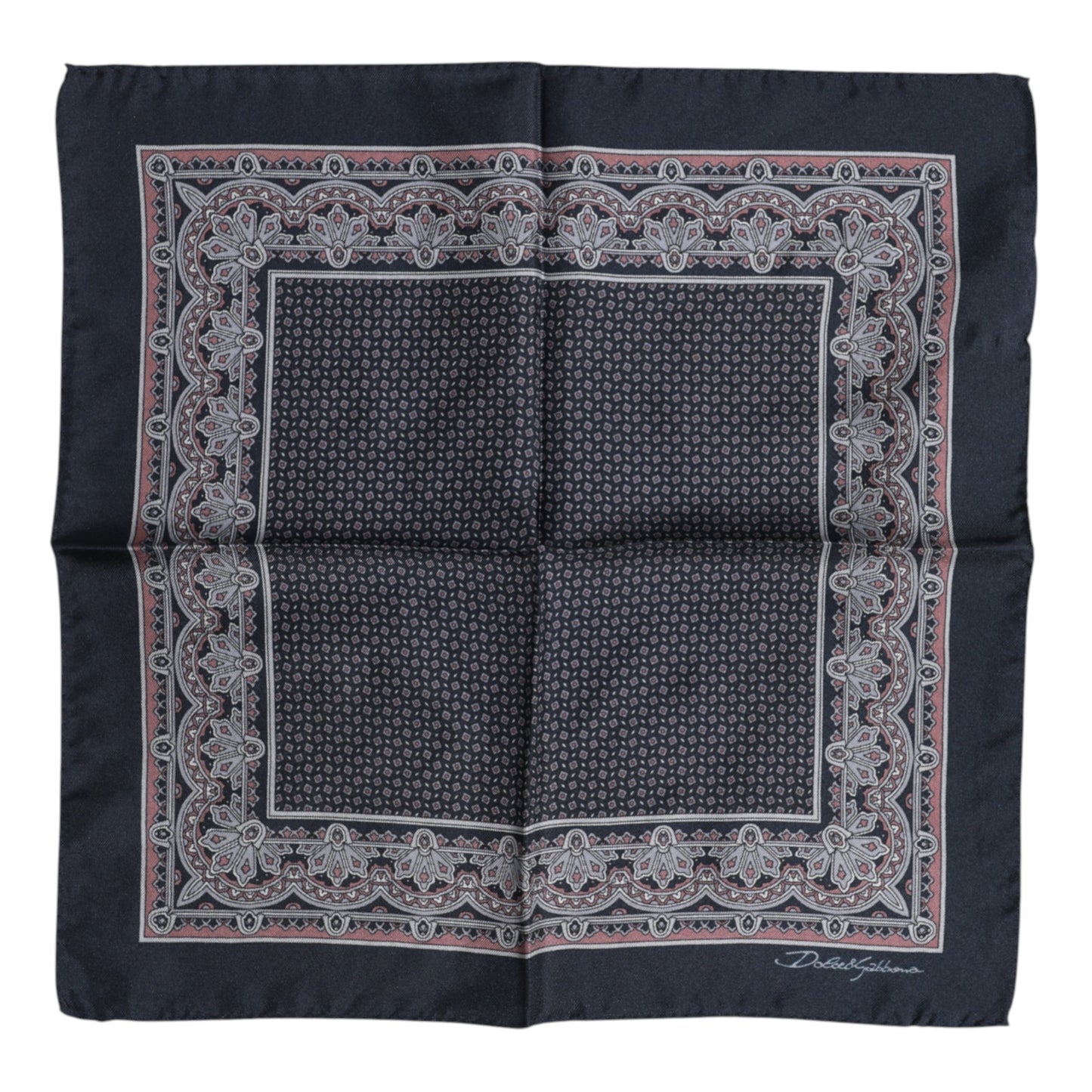 Dolce & Gabbana Multicolor Fantasy Silk Square Foulard Schal