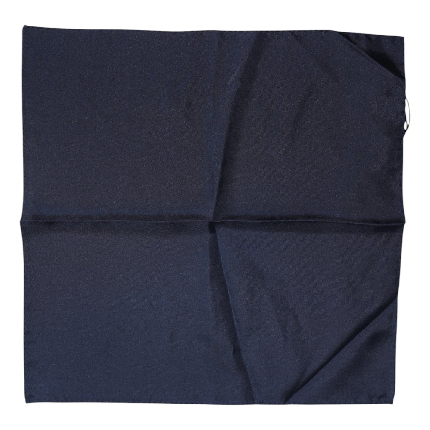 Dolce & Gabbana Dunkelblauer Seidenschal Quadratisch Herren Foulard