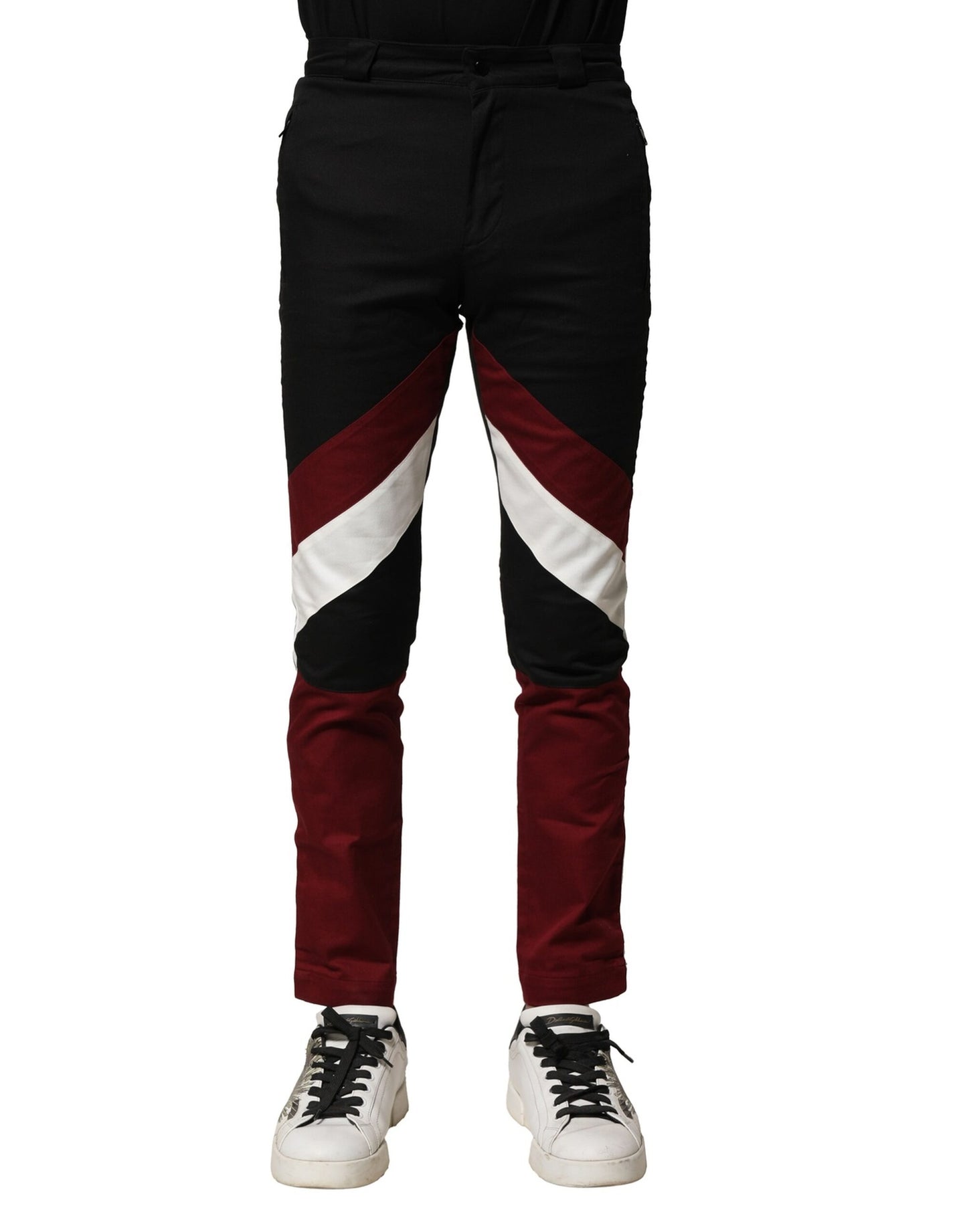 Dolce & Gabbana Multicolor Baumwoll-Jogger-Hose für Männer