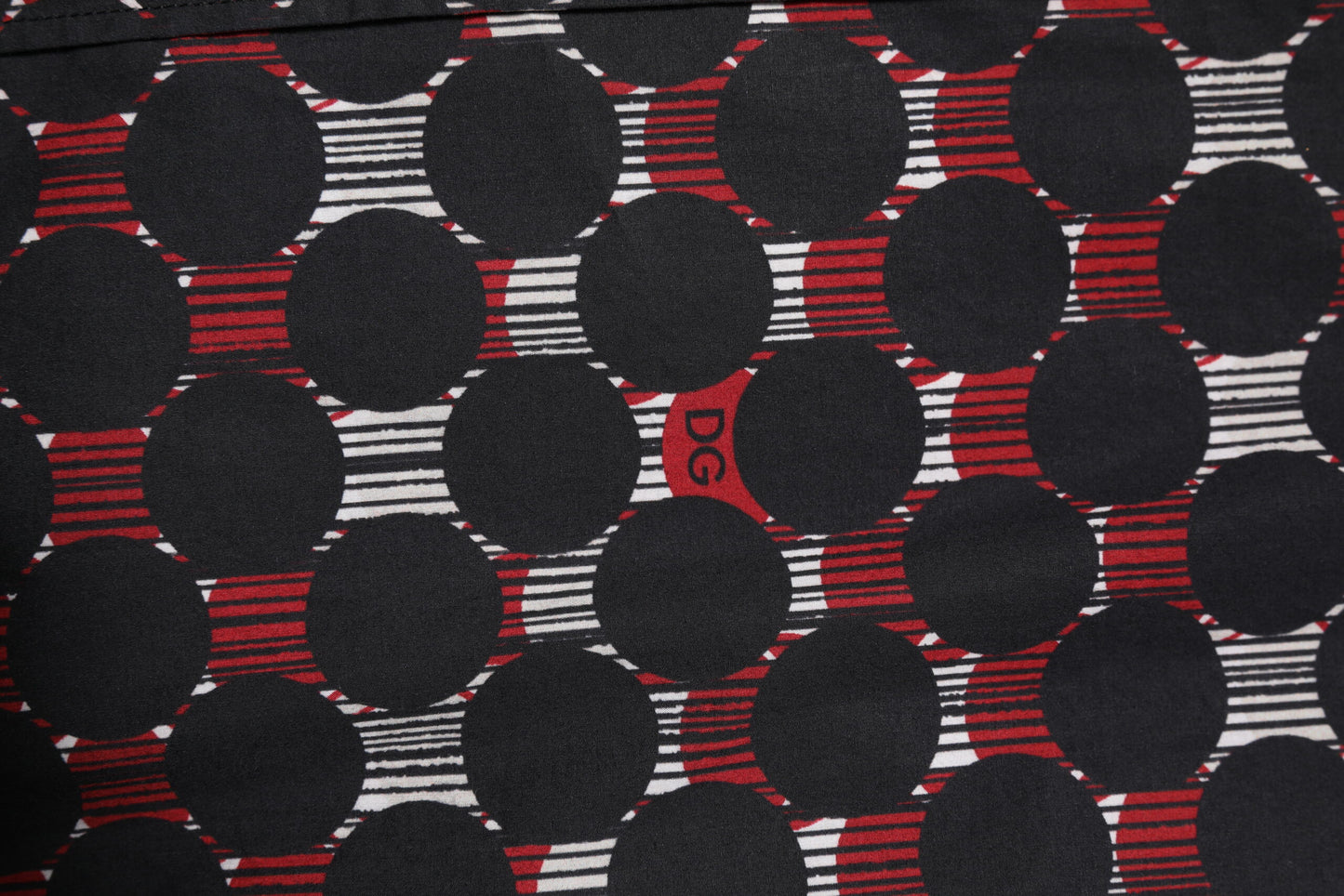 Dolce & Gabbana Multicolor Baumwolle GOLD Langarmhemd