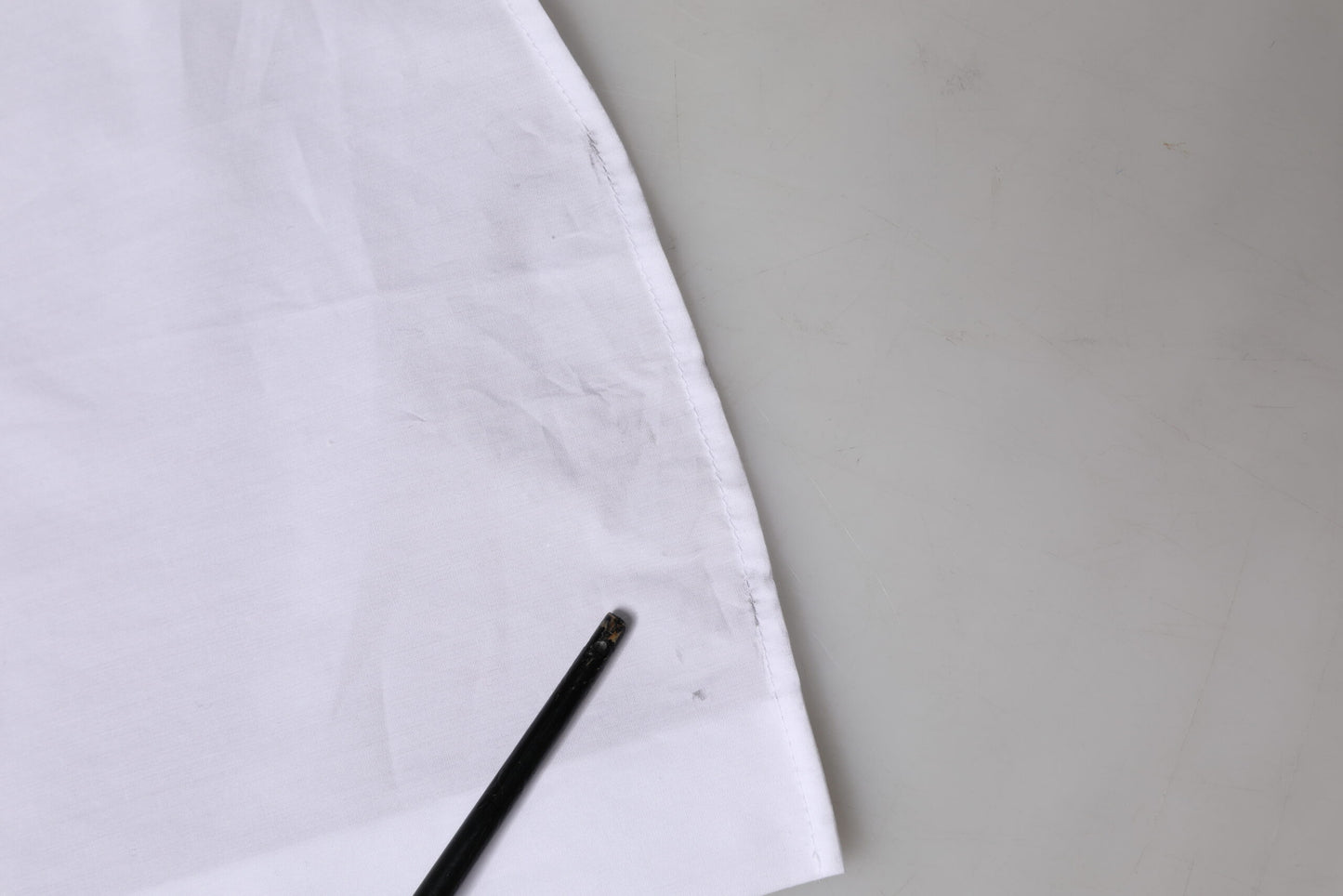 Dolce & Gabbana Weißes Baumwollkragen-Top mit kurzen Ärmeln