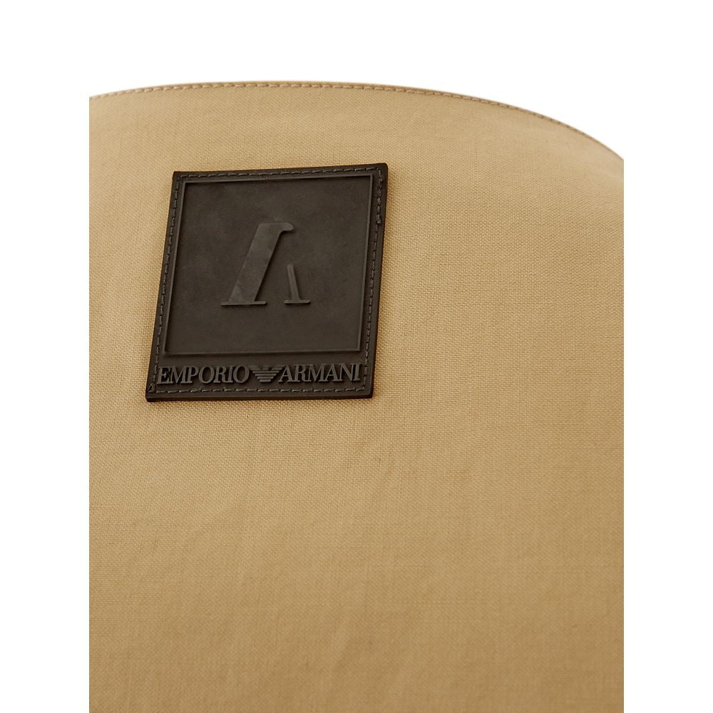 Emporio Armani Braunes Baumwoll-T-Shirt