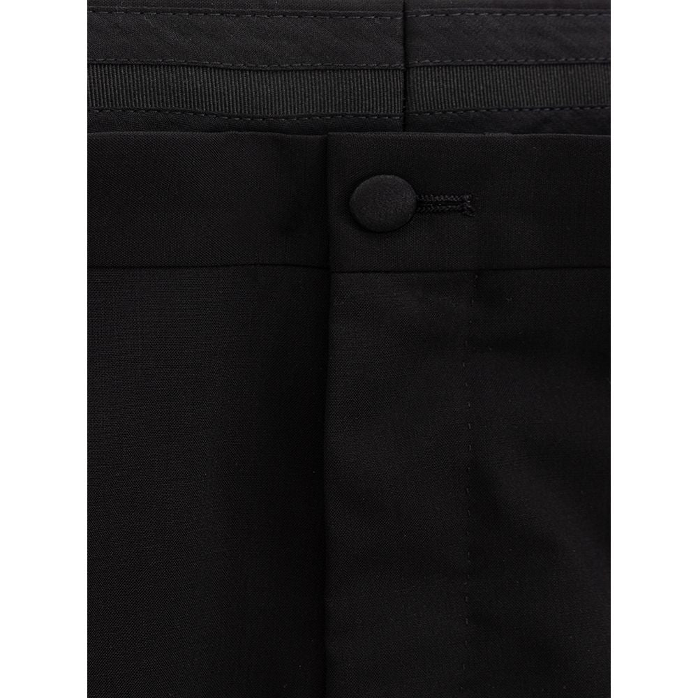 Dolce & Gabbana Schwarze Woll-Hosen für formelle Anlässe