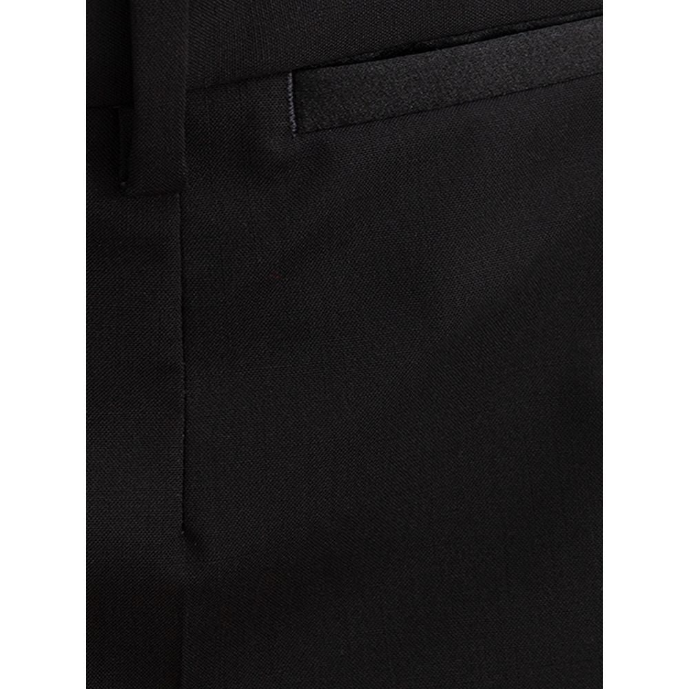 Dolce & Gabbana Schwarze Woll-Hosen für formelle Anlässe