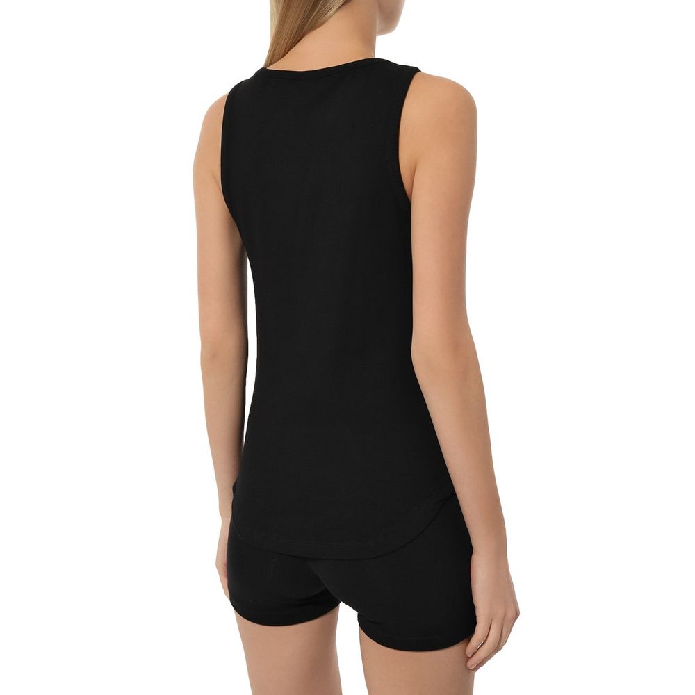 Comme Des Fuckdown "Schwarzes Baumwoll-Tank-Top für Frauen"