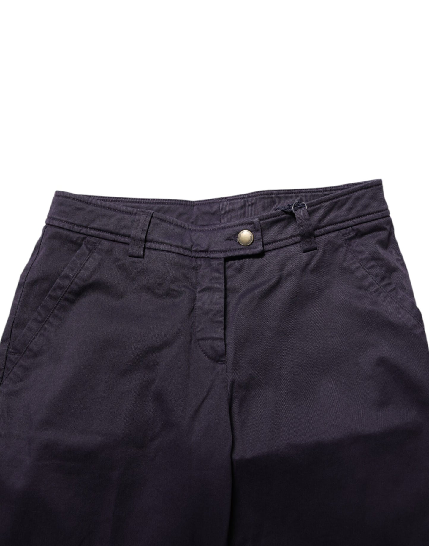 Incotex Dunkellila Mittlere Taille Casual Straight Pants