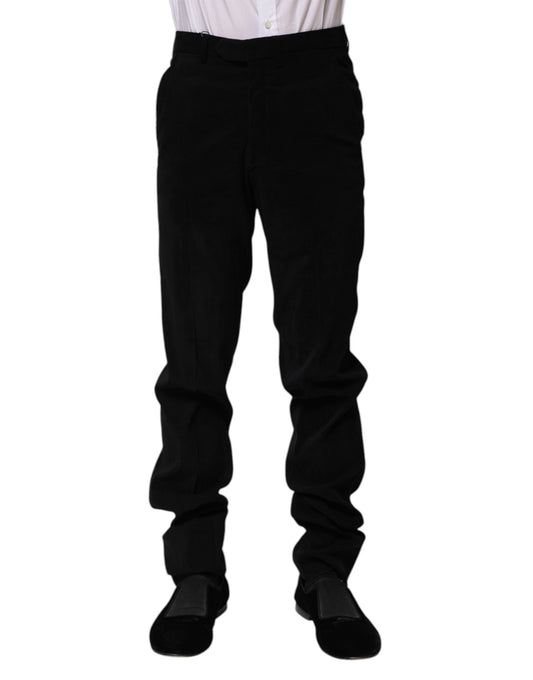 BENCIVENGA Schwarzes Kleid mit mittlerer Taille Formelle Hose