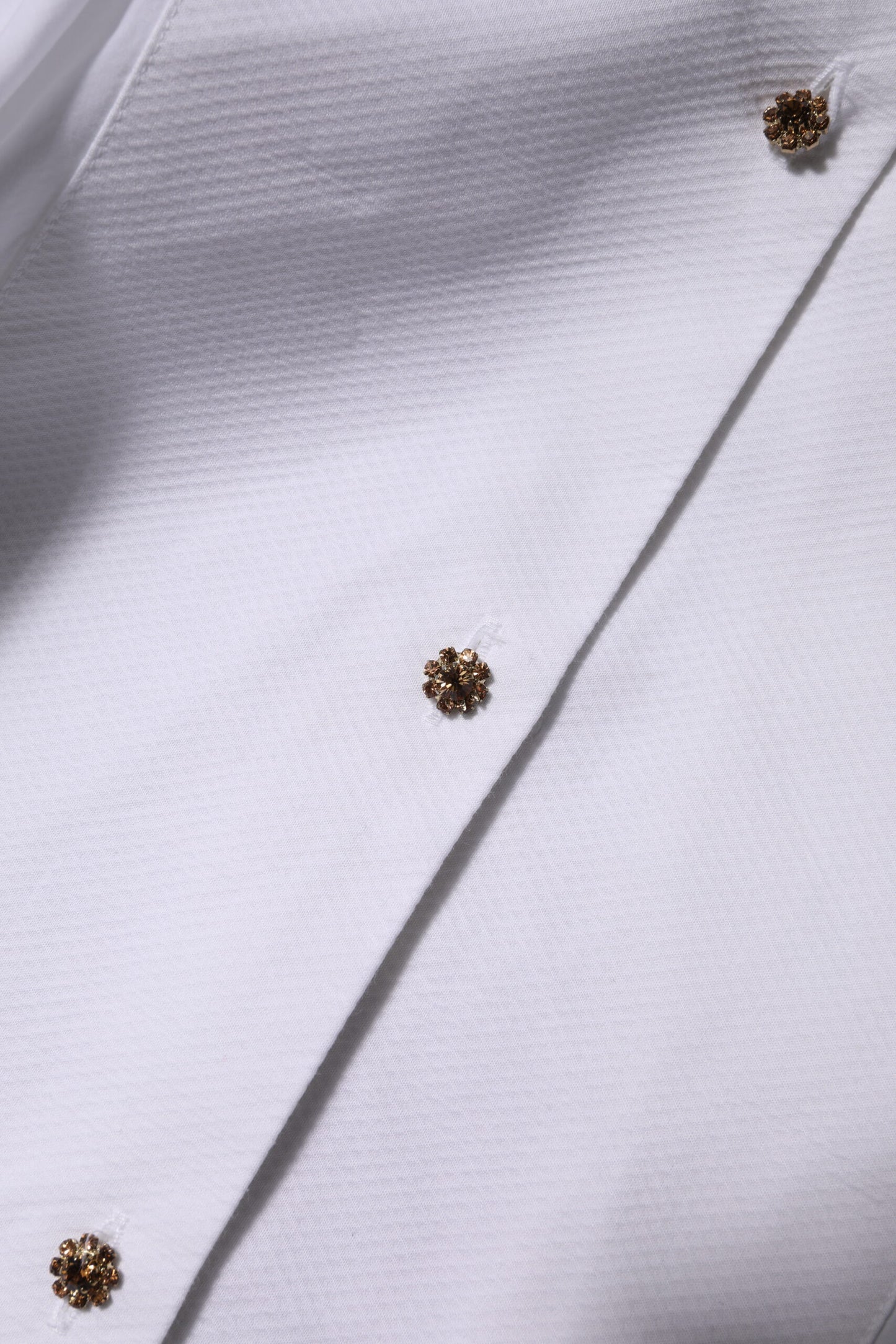 Dolce & Gabbana Weißes Baumwollhemd mit langen Ärmeln für formelle Anlässe