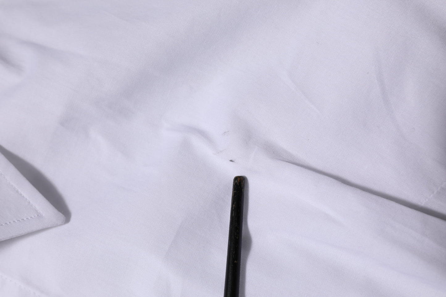 Dolce & Gabbana Weißes Baumwollhemd mit langen Ärmeln und Kragen