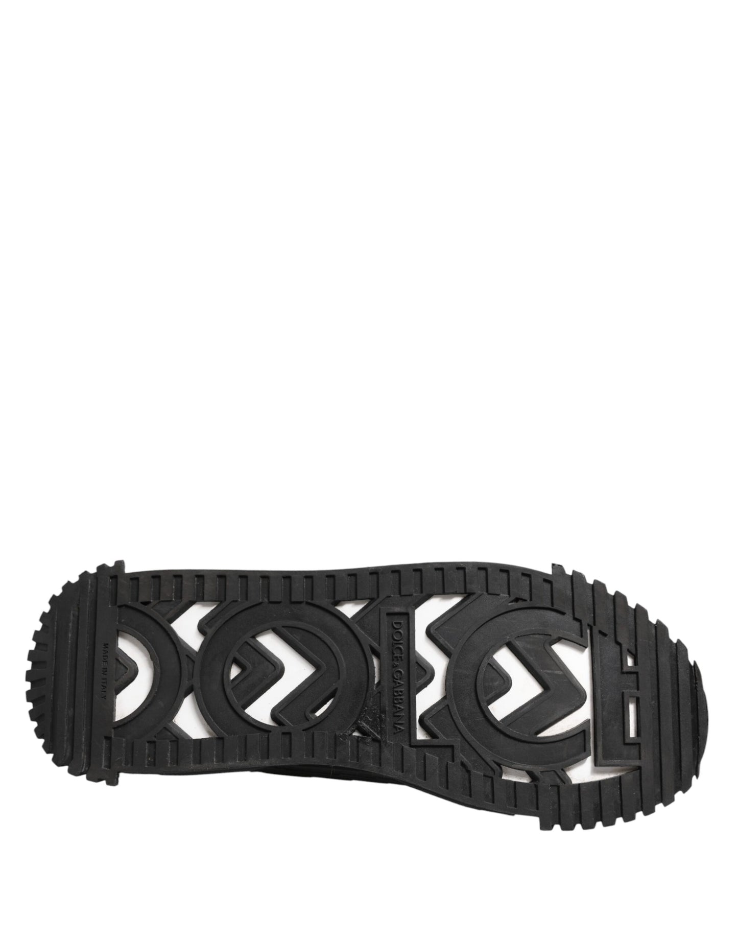 Dolce & Gabbana Schwarz Logo Lace Up Low Top NS1 Turnschuhe Schuhe