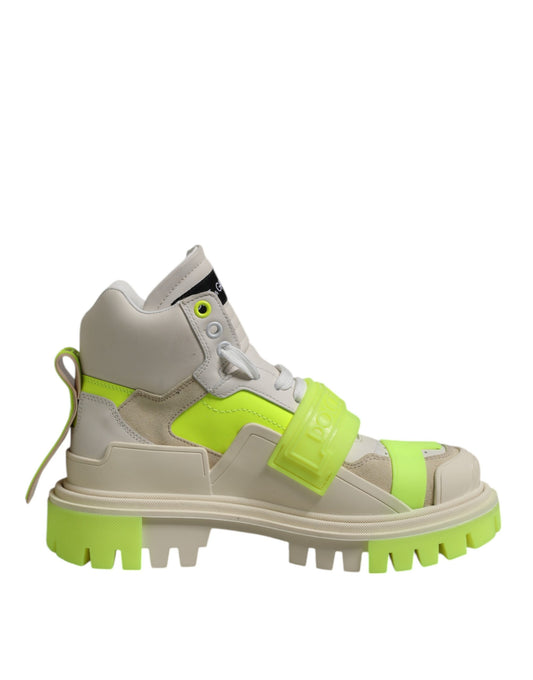 Dolce & Gabbana Multicolor Trekking Stiefel Turnschuhe Schuhe