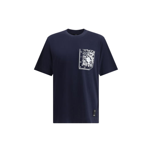 Fendi T-Shirt mit Tasche mit Bandana-Aufdruck