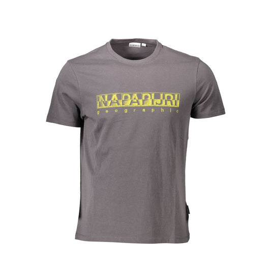 Napapijri T-Shirt aus grauer Baumwolle