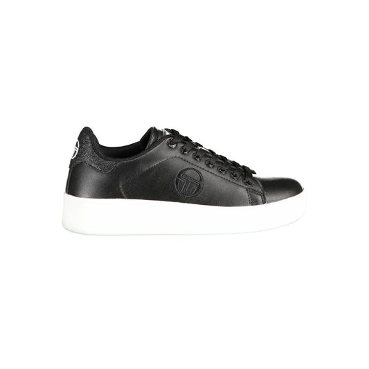 Sergio Tacchini Schwarzer Polyester Sneaker