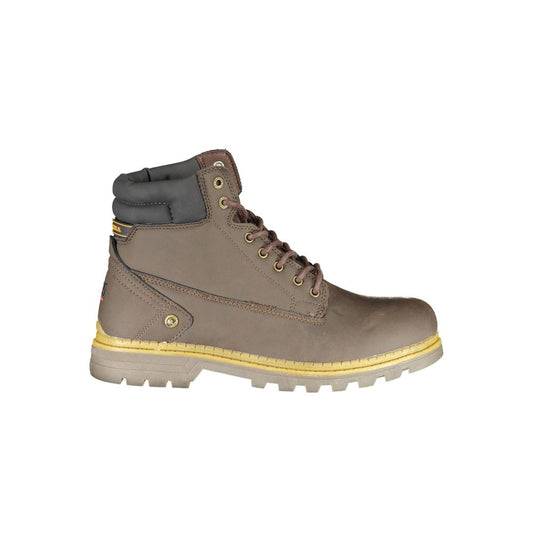 Carrera Brauner Polyester-Stiefel