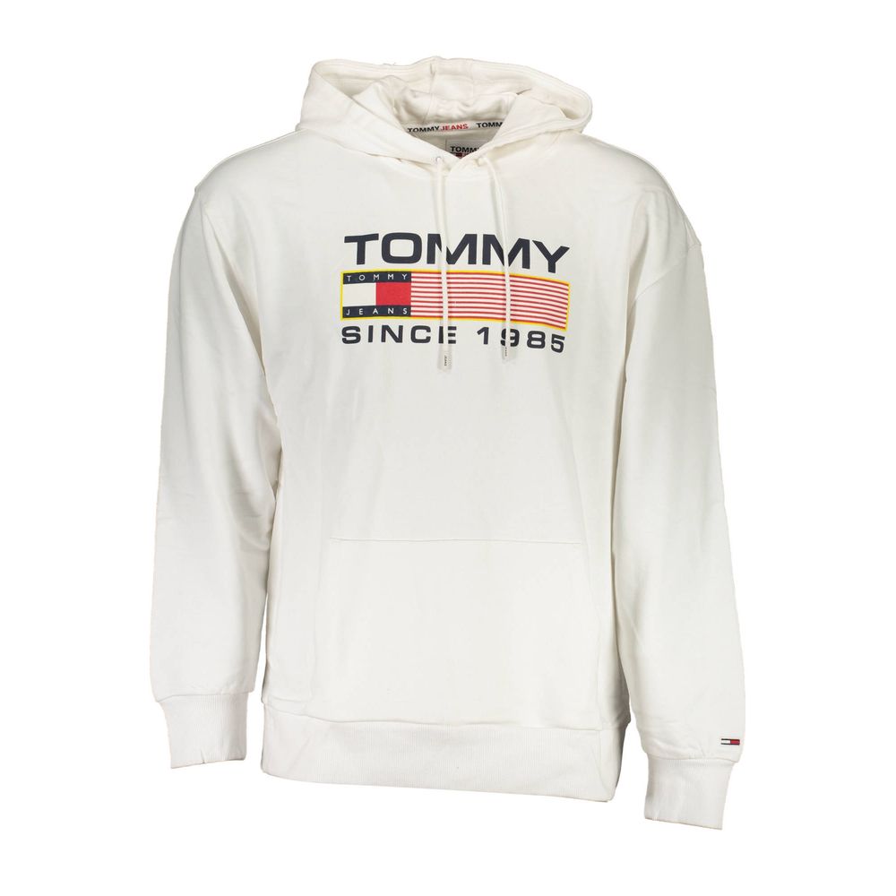 Tommy Hilfiger Weißer Baumwollpullover für Männer