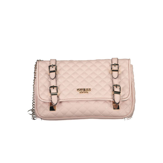 Guess Jeans Rosa Polyethylen-Handtasche