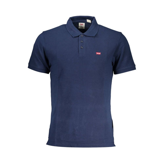 Levi's Blaues Baumwoll-Poloshirt
