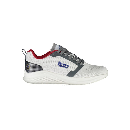 Gas Sneaker aus weißem Polyester