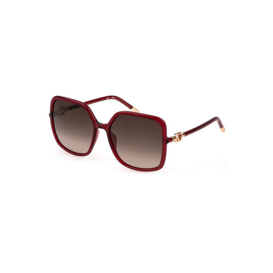 Furla Rote Polycarbonat-Sonnenbrille